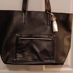 Leather black Handbag
